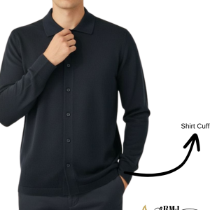 men’s half zip sweater – premium bci combed cotton