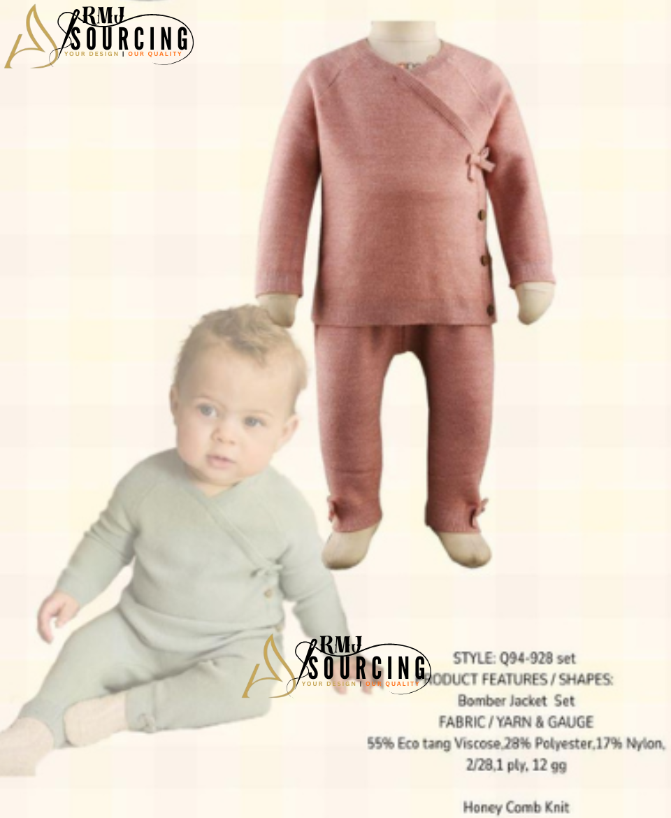 baby knit bomber jacket set baby knit bomber jacket set